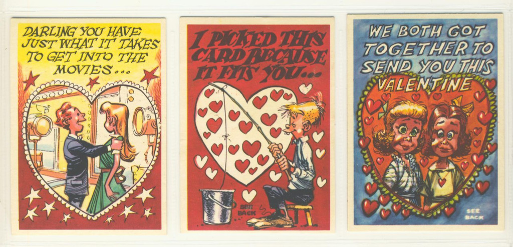 1959 Topps Funny Valentines 1st Series Set (66) #1 Set   #*