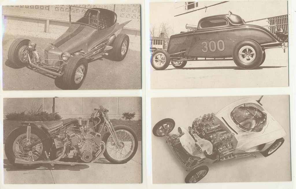 1960 Exhibts Cards Dragsters And Hot Rods Set 32 #*
