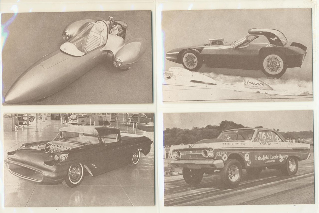 1960 Exhibts Cards Dragsters And Hot Rods Set 32 #*