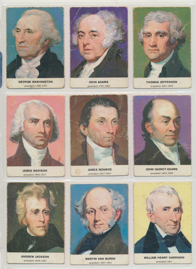 1960's Golden Press Presidents Low Grade Set 33   #*