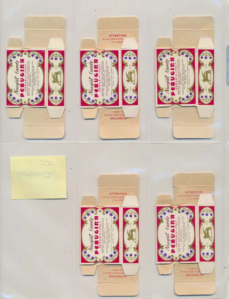 1960s R726-2 Torrone Package Designs "Animals" High Grade Near Set (23/25)  #*