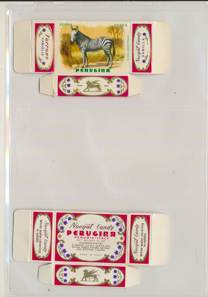 1960s R726-2 Torrone Package Designs "Animals" High Grade Near Set (23/25)  #*