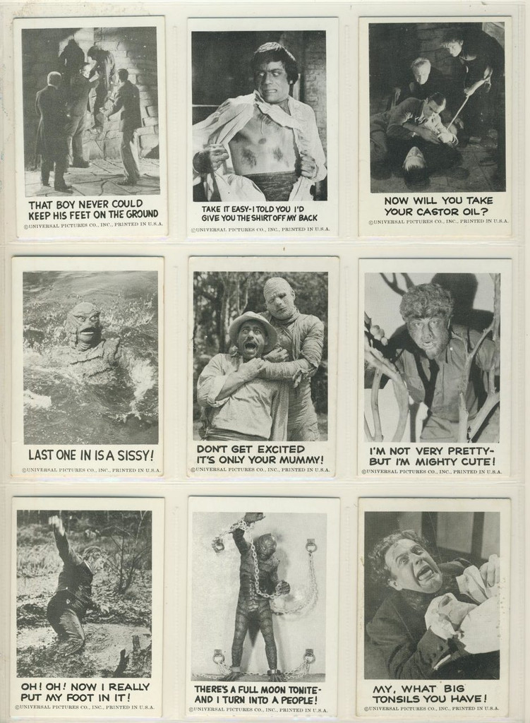 1962-65 Leaf Spook Stories Series 1 Set 72 Best Set   #*