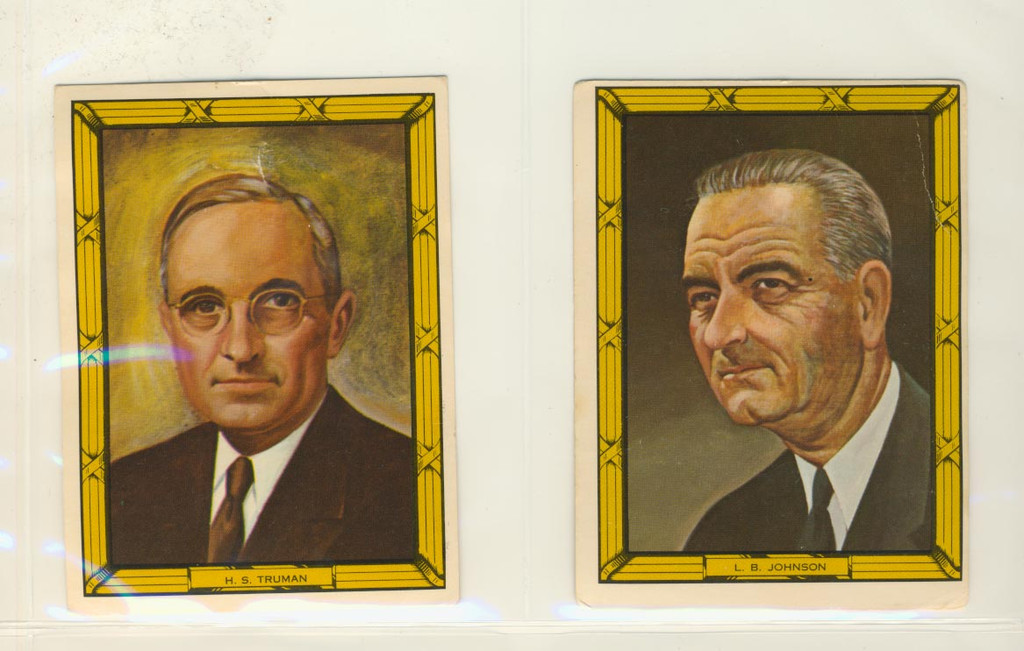 1964 Sales Promotion Services Inc. Presidents Portraits Lot 18 Will Sale Singles   #*sku1825
