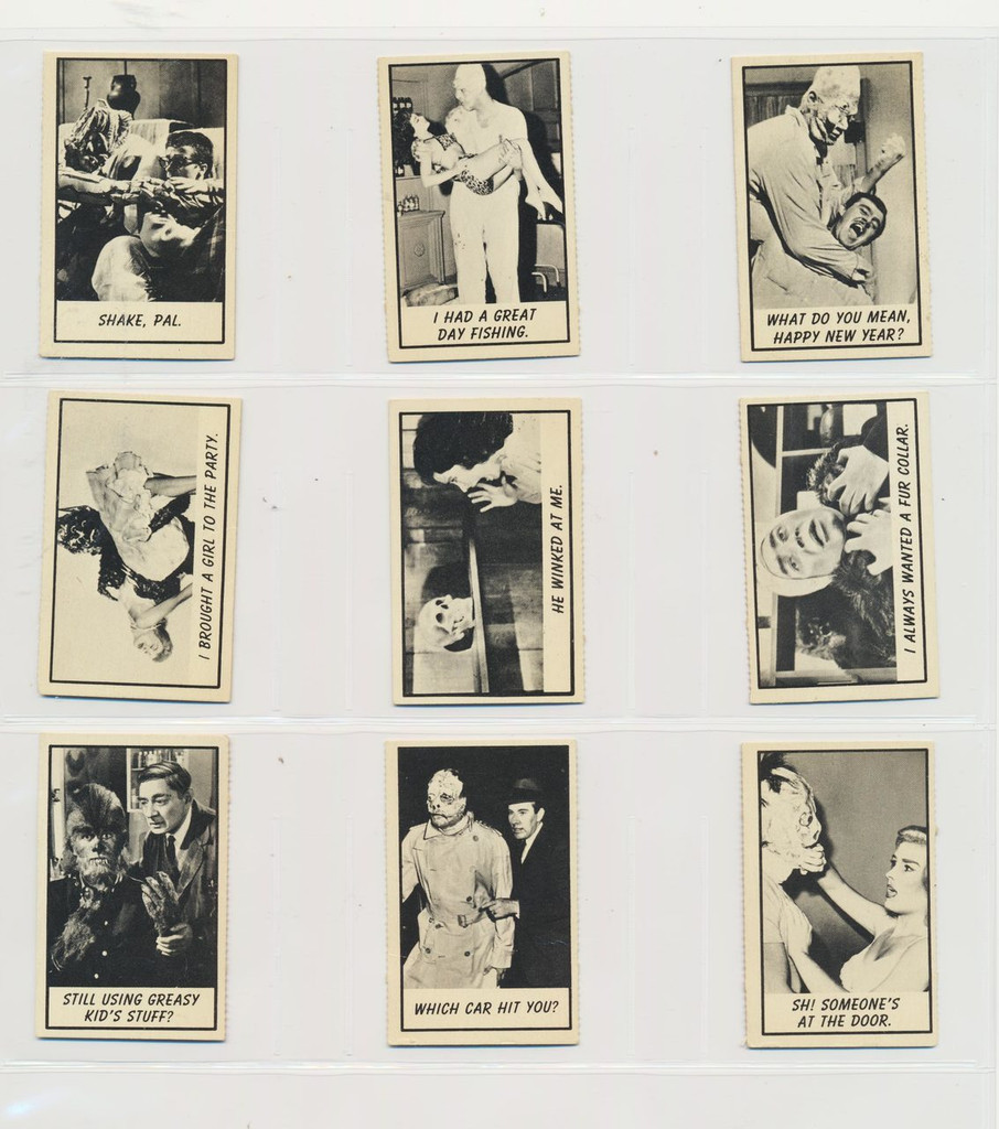 1963 Topps Monster Laffs (Midgee) Set 153 With High Numbers!!   #*