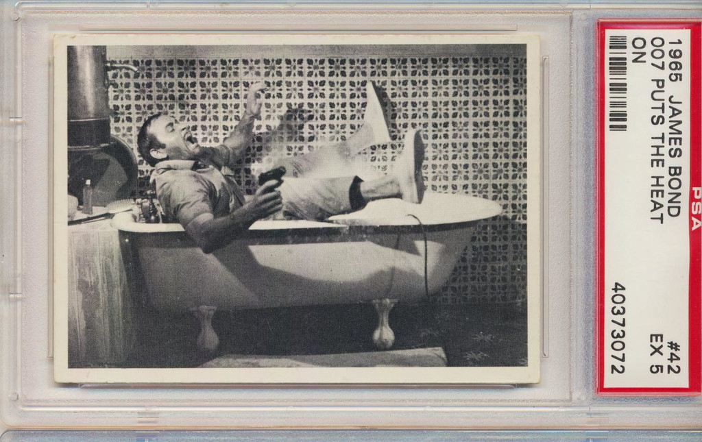 1965 JAMES BOND(MOVIES) #42    007 PUTS THE HEAT ON PSA 5 EX  #*