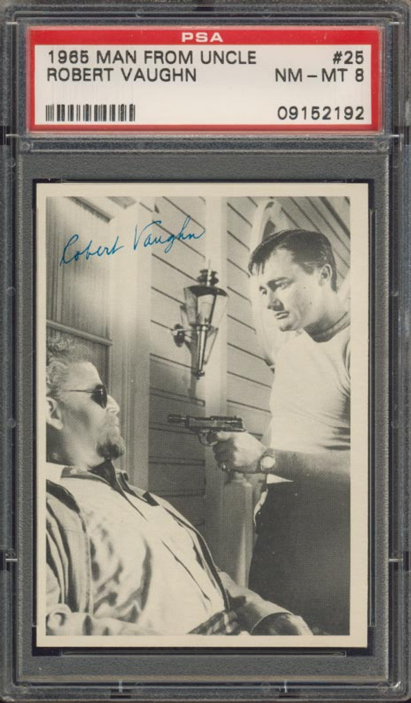 1965 MAN FROM UNCLE #25 ROBERT VAUGHN  PSA 8 NM-MT   #*