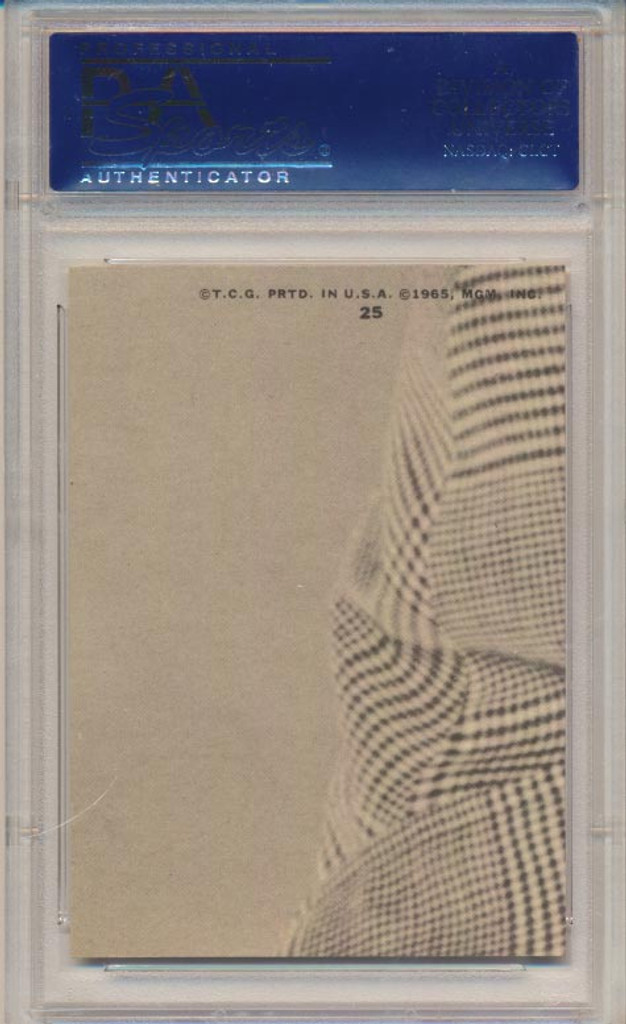 1965 MAN FROM UNCLE #25 ROBERT VAUGHN  PSA 8 NM-MT   #*