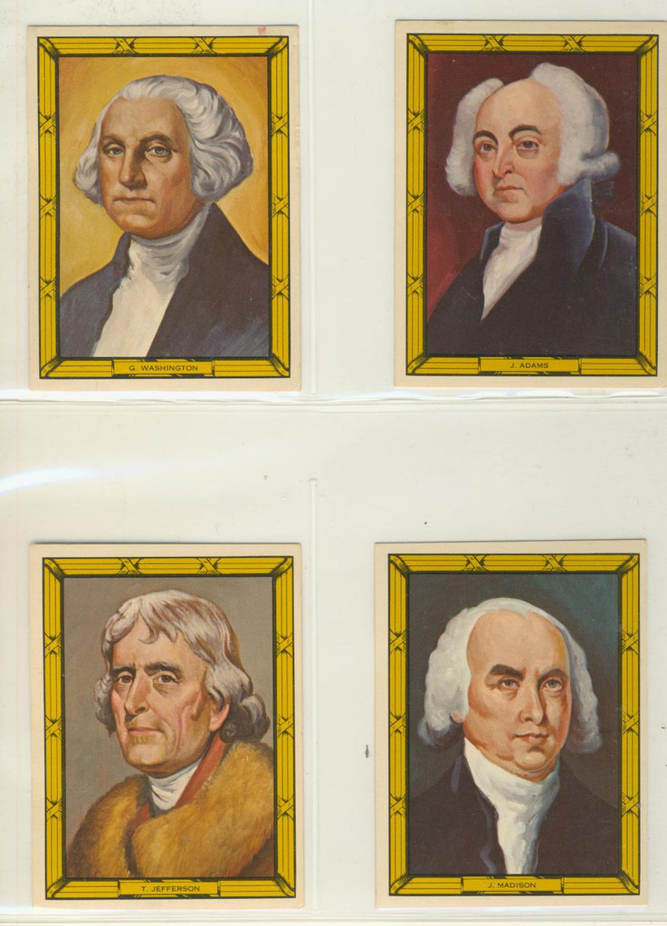 1964 Sales Promotion Services Inc. Presidents Portraits Set 35   #*sku22977