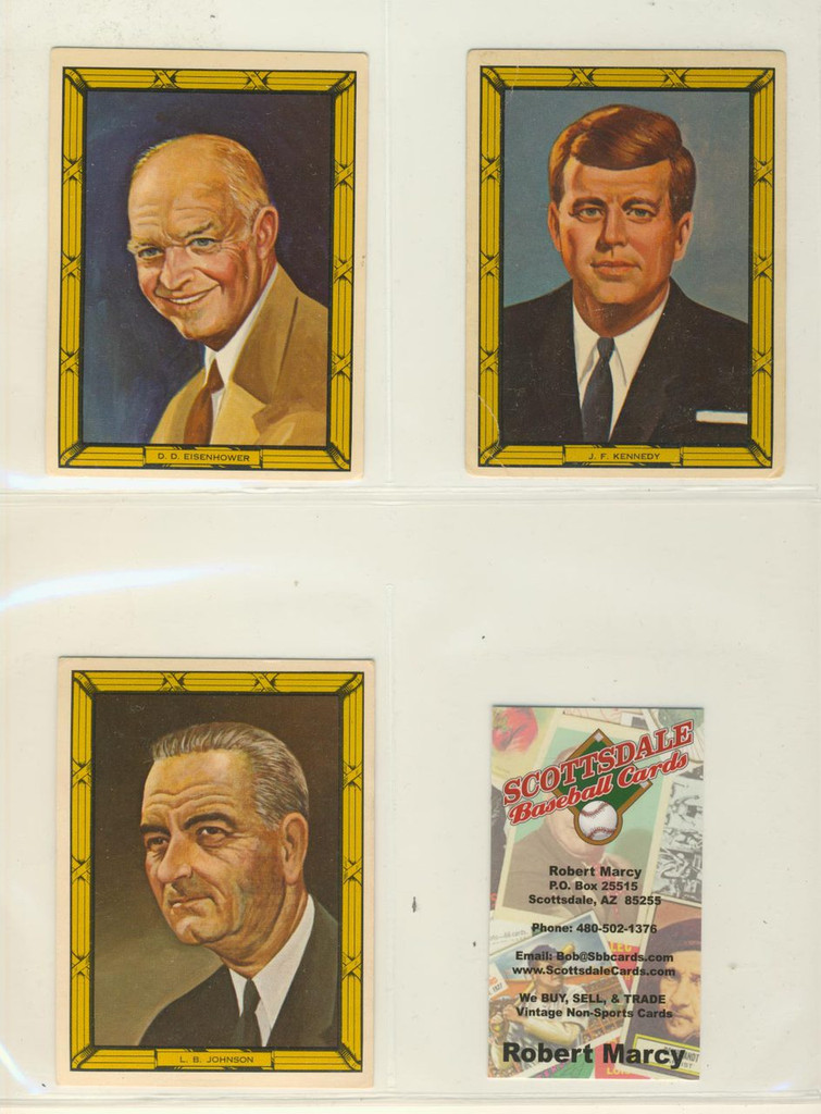 1964 Sales Promotion Services Inc. Presidents Portraits Set 35   #*sku22977