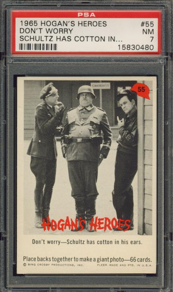 1965 HOGAN'S HEROES #55 DON'T WORRY....  PSA 7 NM   #*sku23919