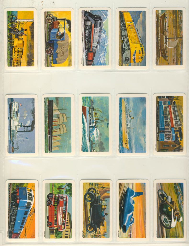 1967 Brooke Bond Canada Ltd Tranasportation Through The Ages FC-34-11 Series 10 Set 48 w/6 Variations  #*sku1225