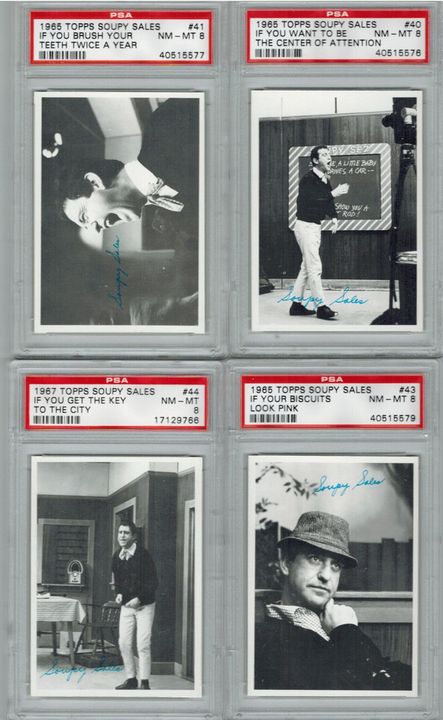 1965 Topps Soupy Sales PSA Graded Set 66  GPA  7.509 NM+  #*