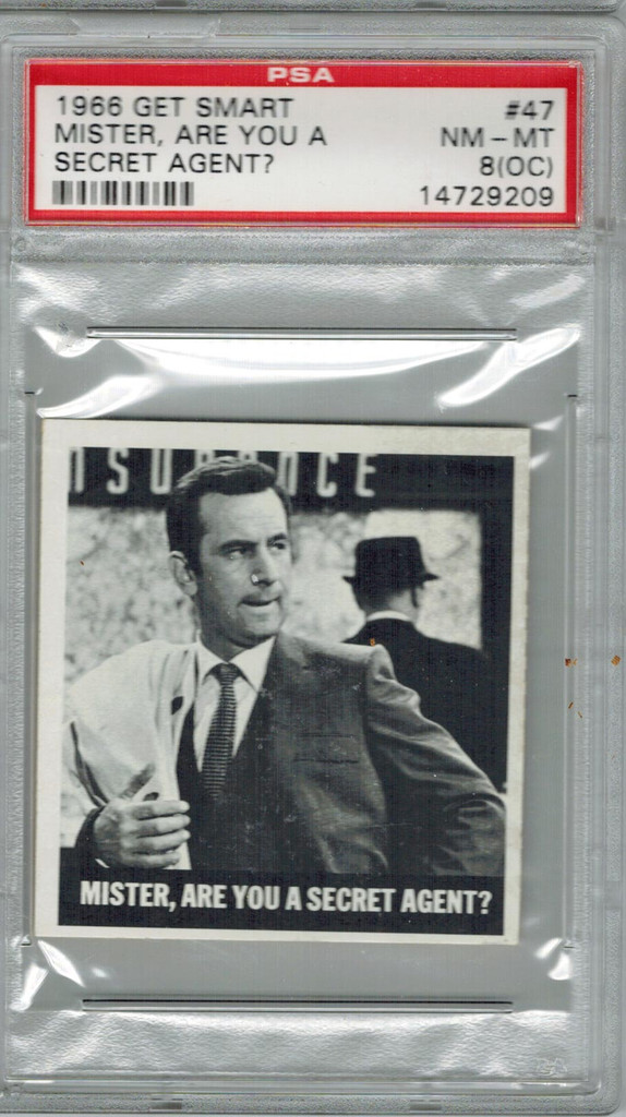 1966 Topps Get Smart  #47 Mister, Are You A Secret Agent?  PSA 8 O/C  NM-MT  #*