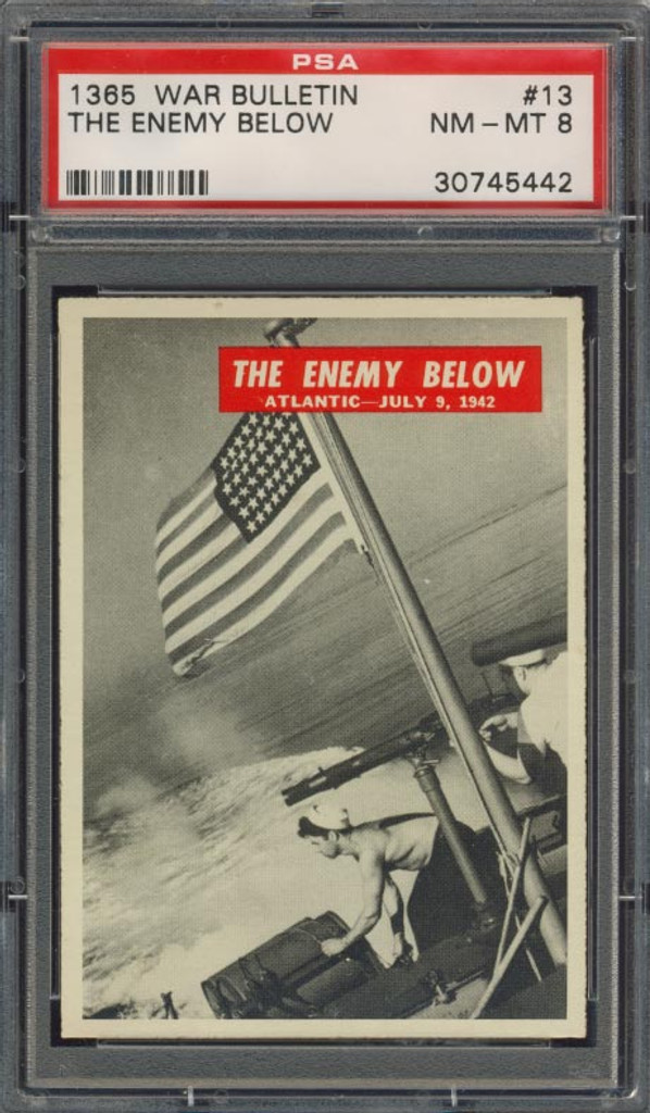 1965 WAR BULLETIN #13 THE ENEMY BELOW PSA 8 NM-MT   #*