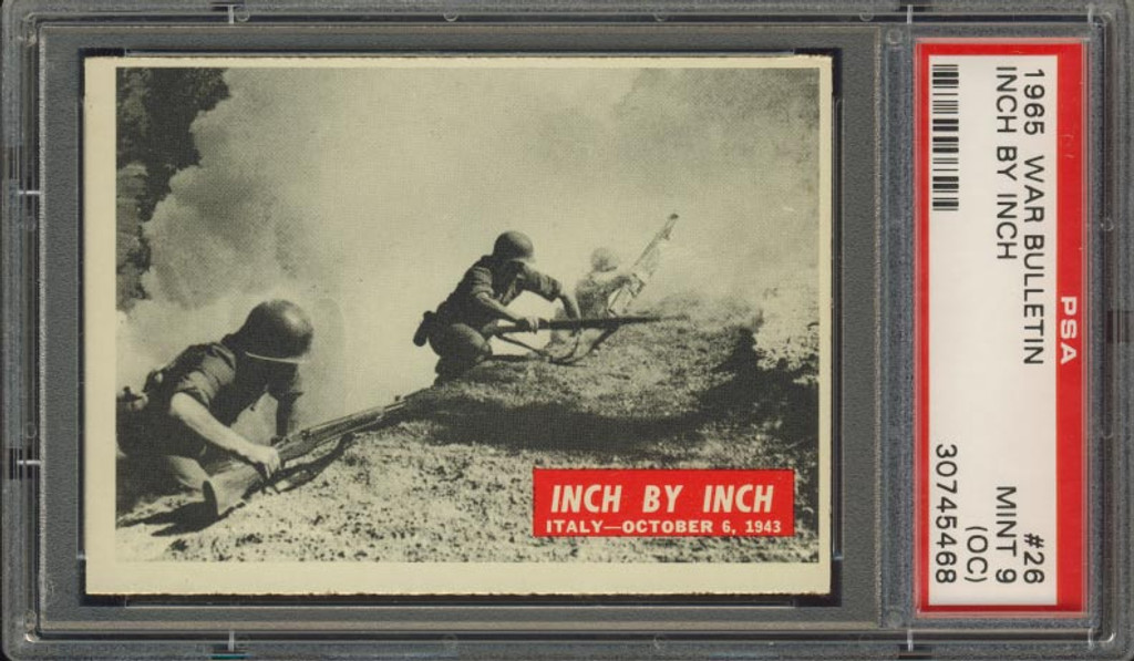 1965 WAR BULLETIN #26 INCH BY INCH PSA 9 O/C MINT   #*