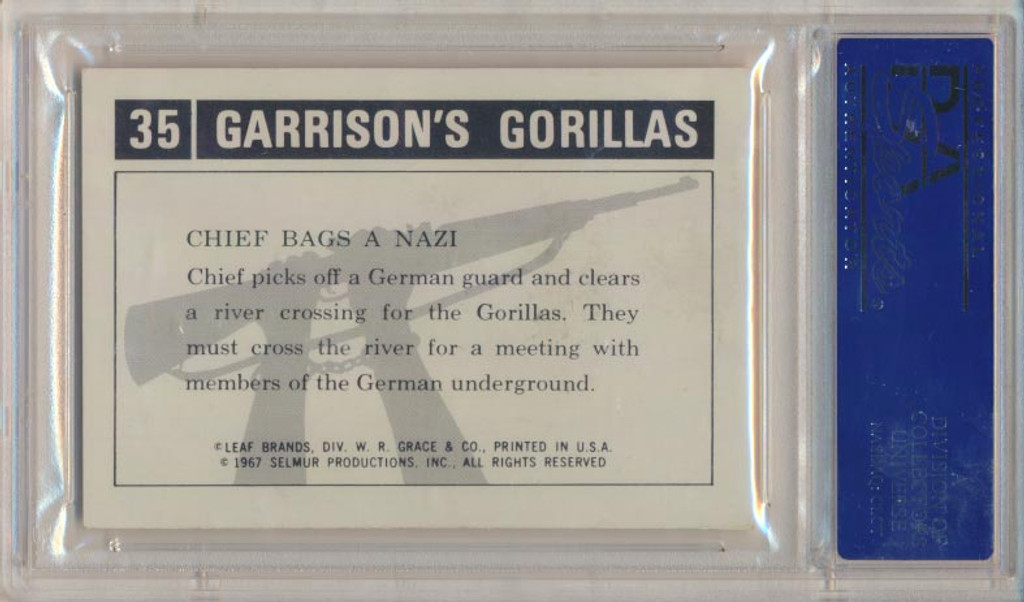 1967 GARRISON'S GORILLAS #35 CHIEF BAGS A NAZI  PSA 8 NM-MT #*"