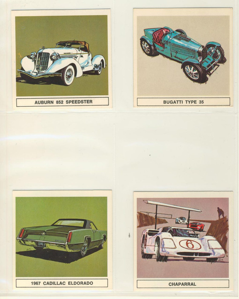 1967 Gallery Of Great Cars U063 Set 24   #*sku17670