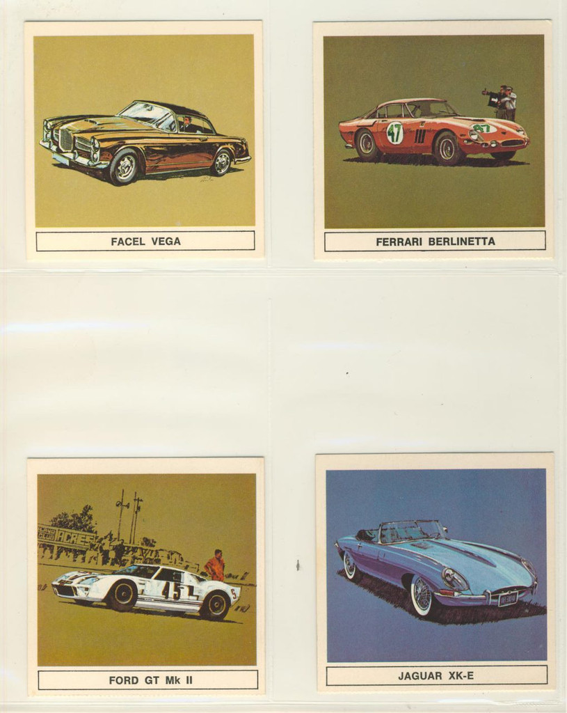 1967 Gallery Of Great Cars U063 Set 24   #*sku17670