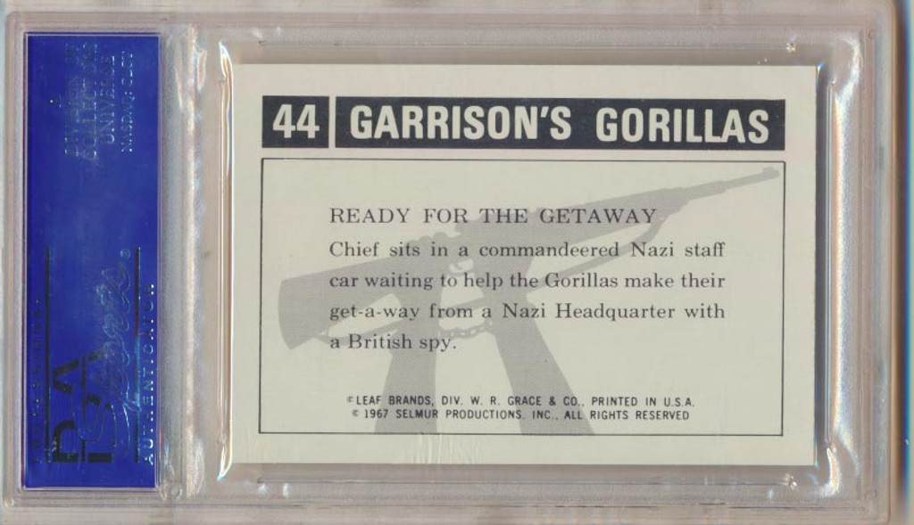 1967 GARRISON'S GORILLAS #44 Ready For Getaway  PSA 8 NM-MT   #*