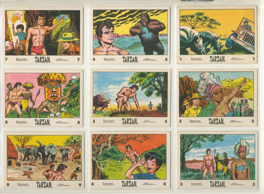 1966 Banner Anglo Tarzan Set 66  #*