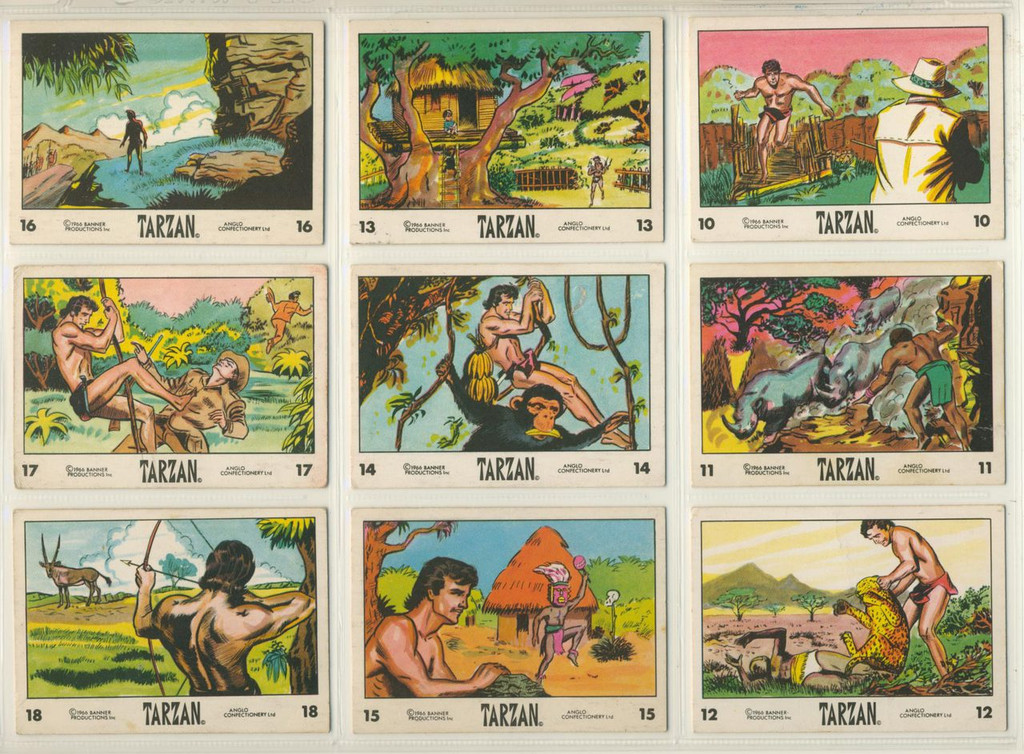 1966 Banner Anglo Tarzan Set 66  #*