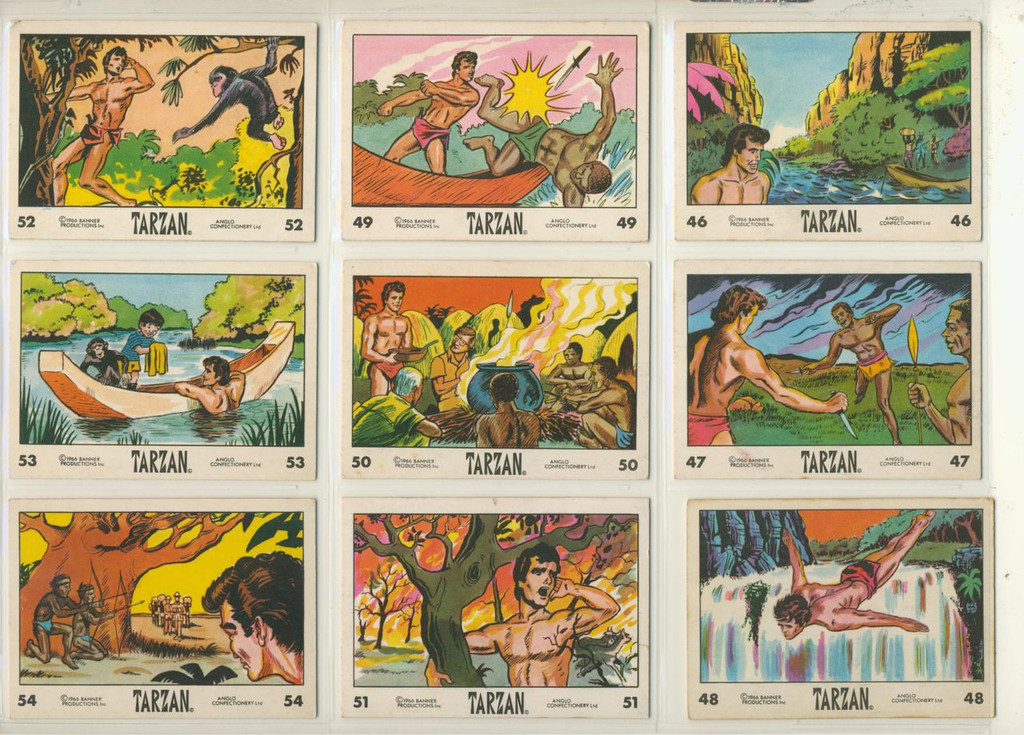 1966 Banner Anglo Tarzan Set 66  #*