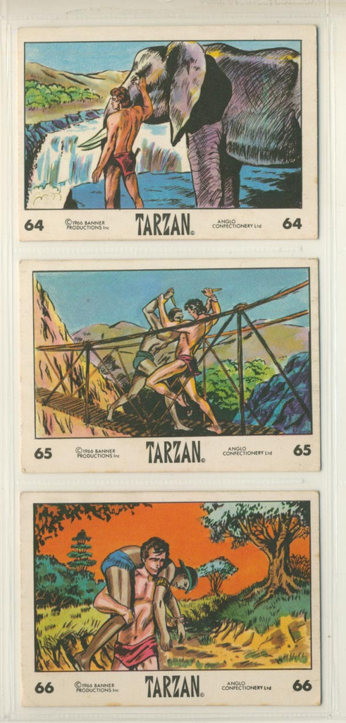 1966 Banner Anglo Tarzan Set 66  #*