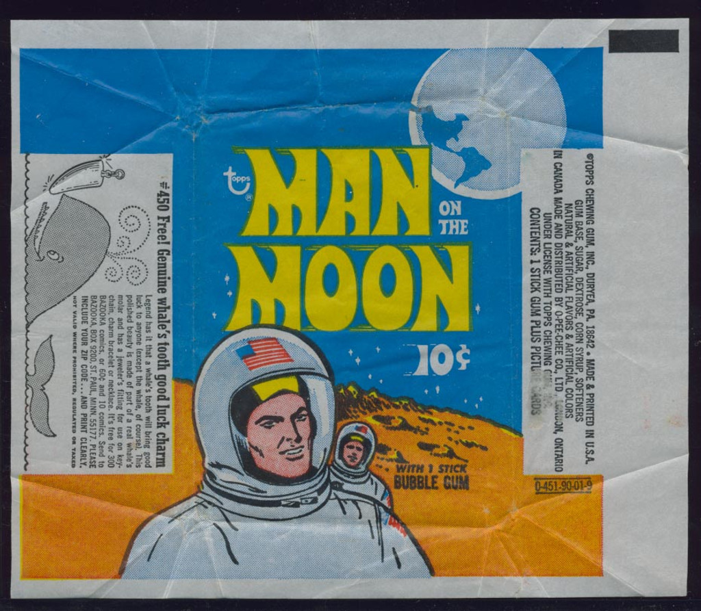 1969 Topps Man On The Moon 10 Cent Wrapper  #*sku23708