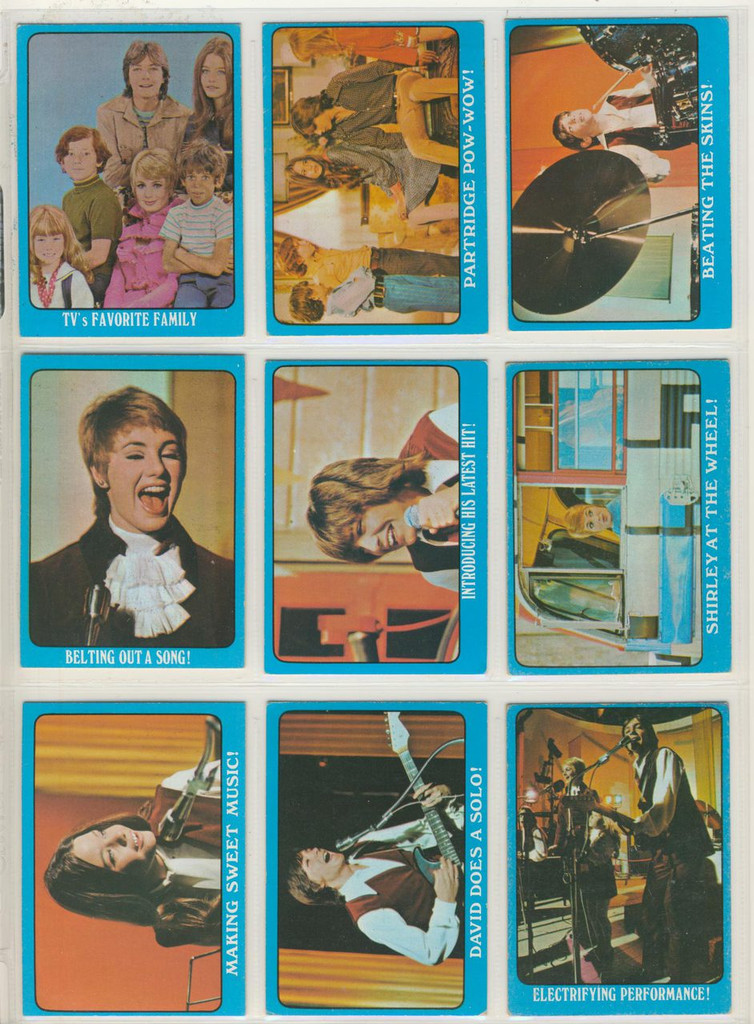 1971 Topps Partridge Family 2nd Series Blue Set 55   #*