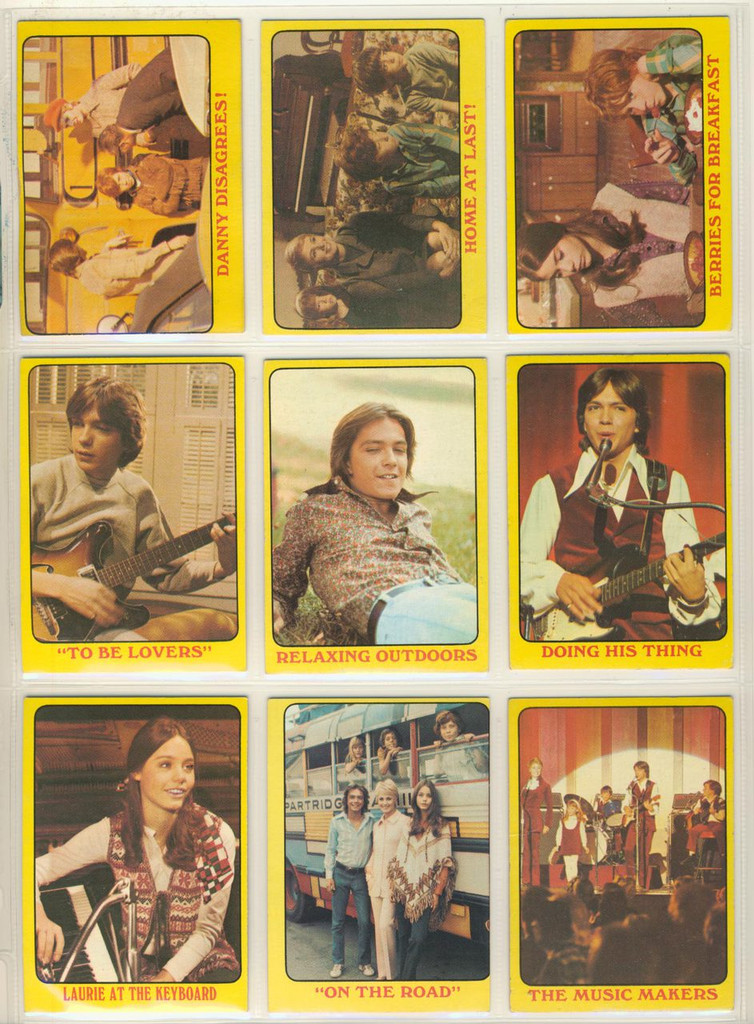 1971 Topps Partridge Family All (3) Series 182/198   #*