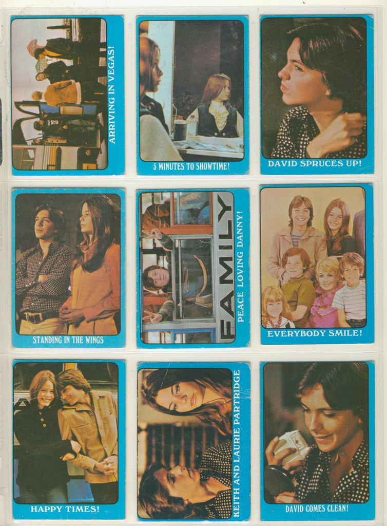 1971 Topps Partridge Family All (3) Series 182/198   #*