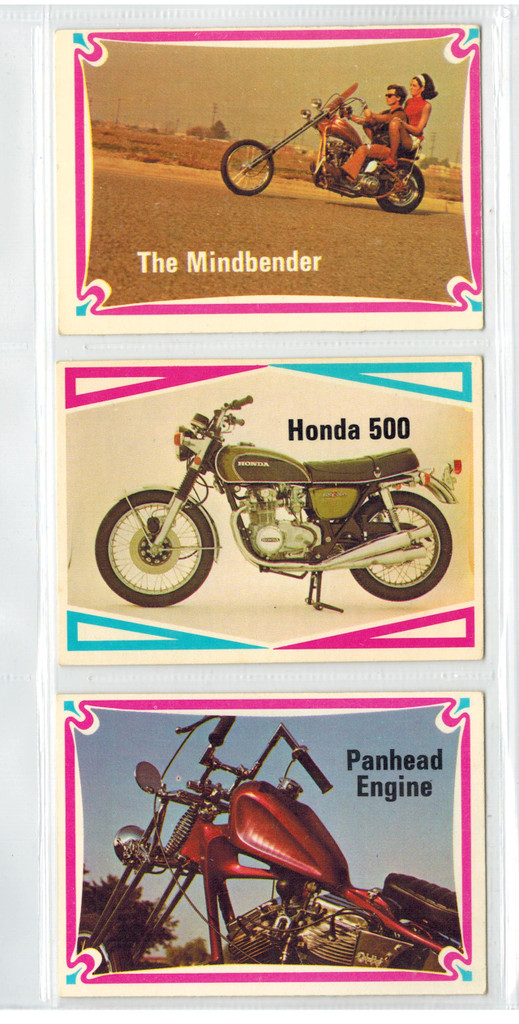 1972 Donruss Chopper & Hot Bikes Set 66   #*