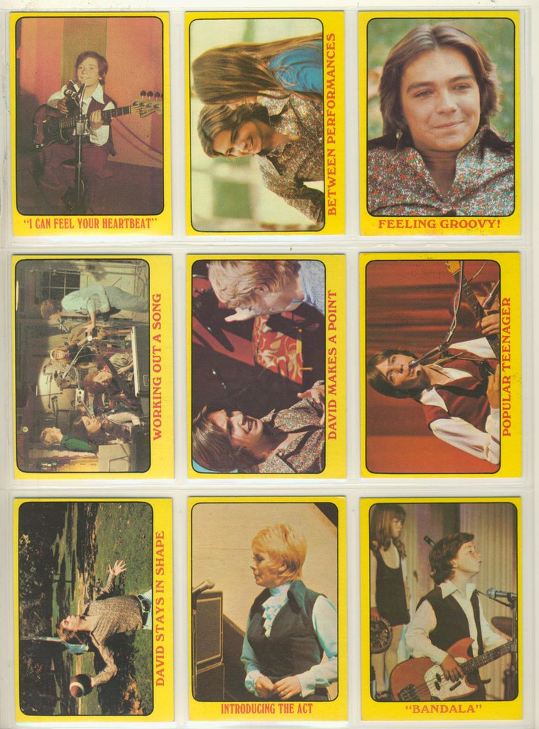 1971 Topps The Partridge Family (Yellow) Set 55   #*sku17169