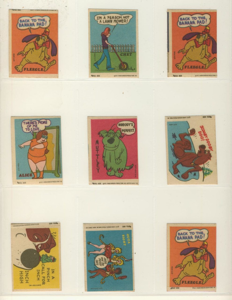 1974 Wonder Bread Hanna-Barbera Cloth Patches Lot 18 With 16 Different  #*