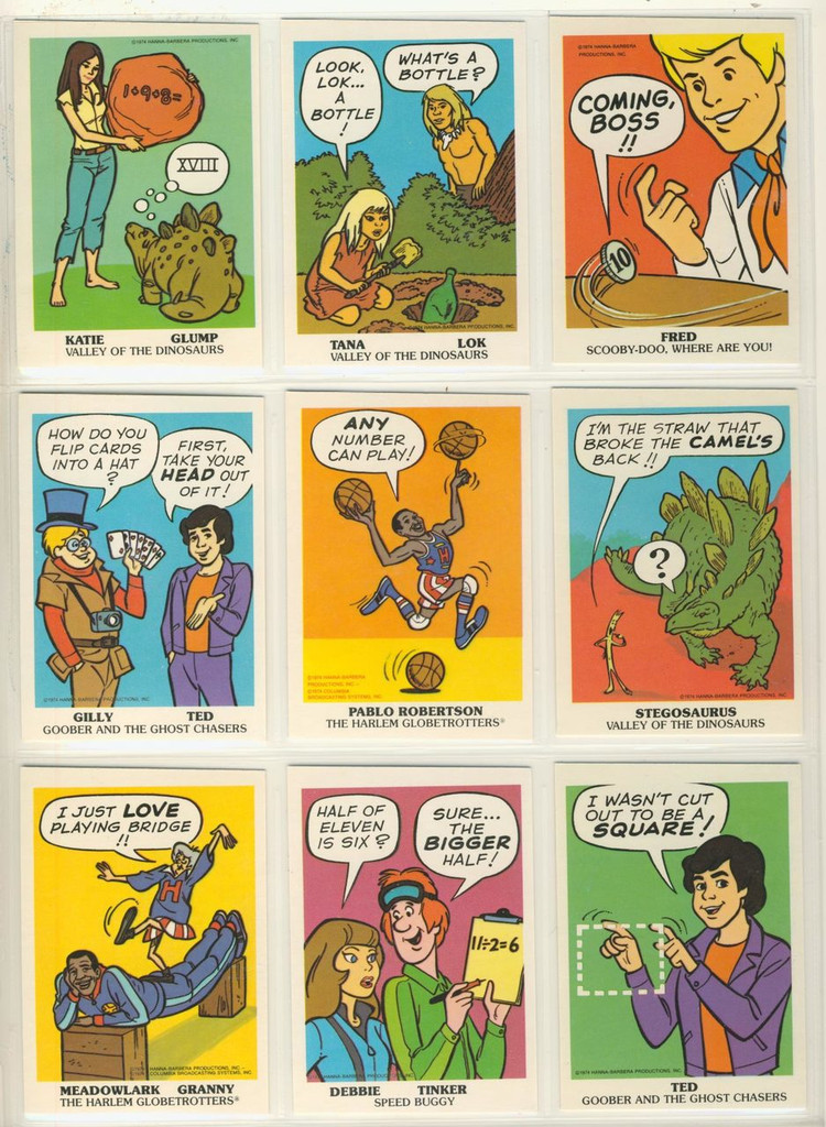 1974 Wonder Bread Hanna-Barbera Magic Trick Cards 25    #*