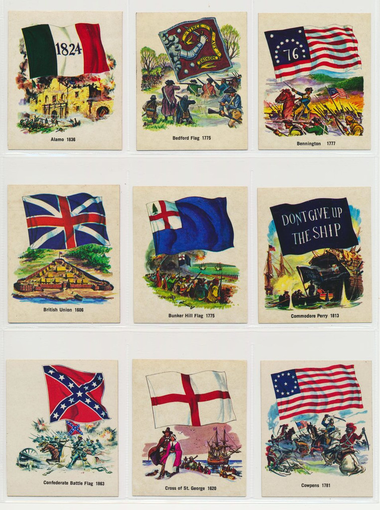1975/76 Various Bread Companies Bicentennial Flags Of America Set 31  #*sku2958