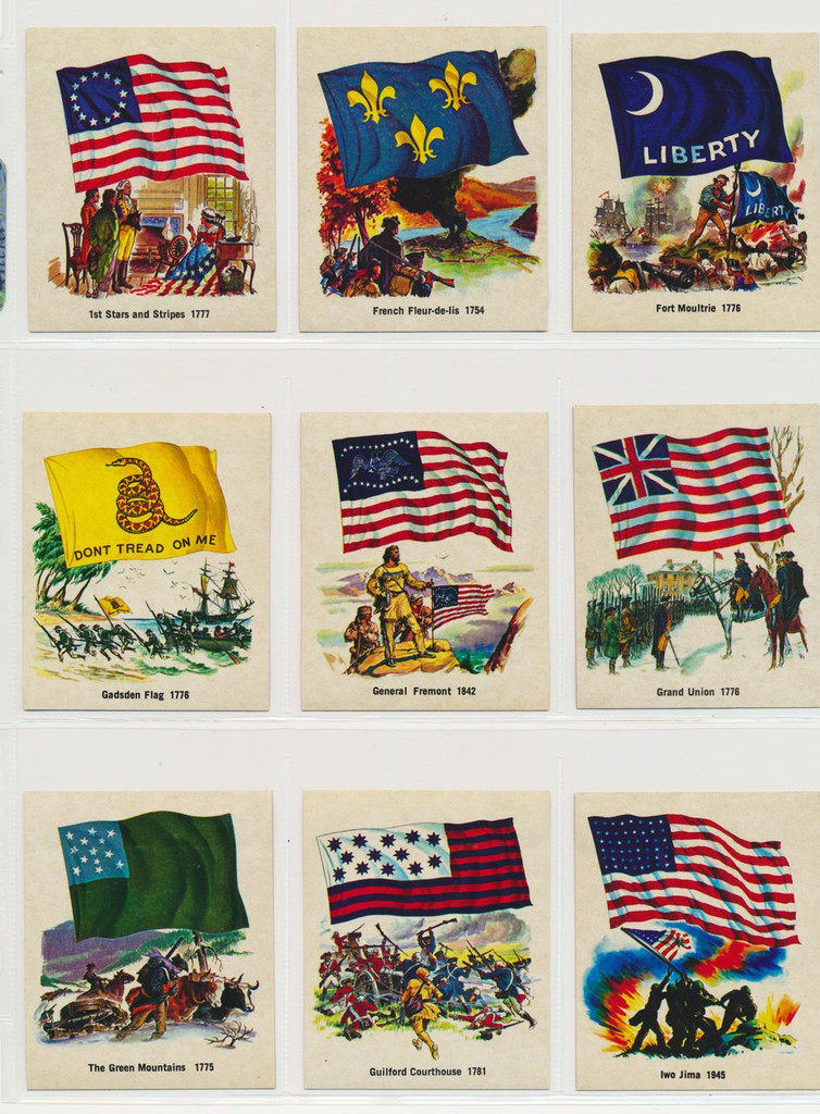 1975/76 Various Bread Companies Bicentennial Flags Of America Set 31  #*sku2958