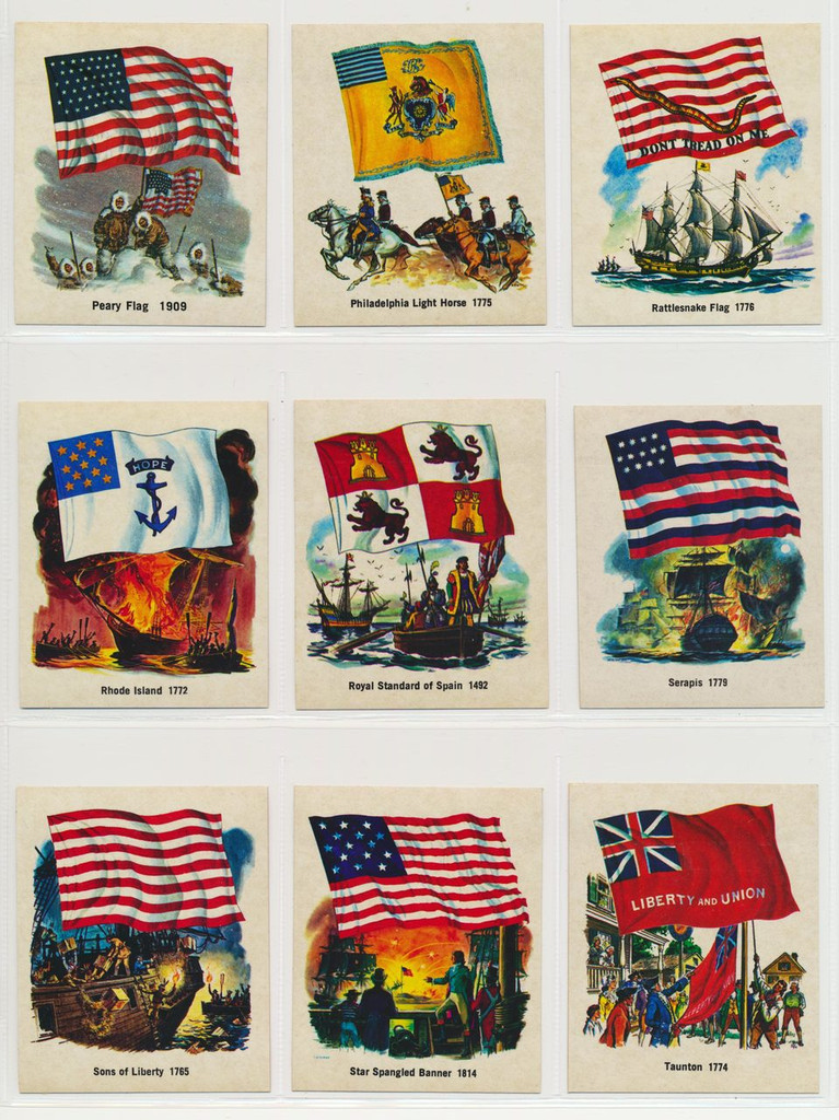1975/76 Various Bread Companies Bicentennial Flags Of America Set 31  #*sku2958