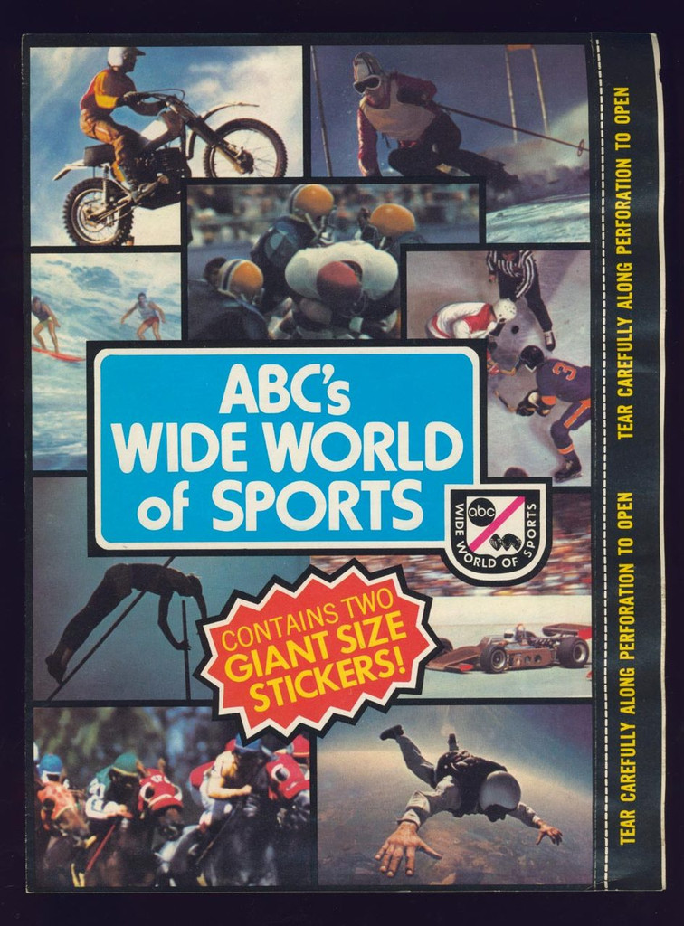 1975 Topps ABC's Wide World Of Sports Unopened 1 Pack  #*sku26450w