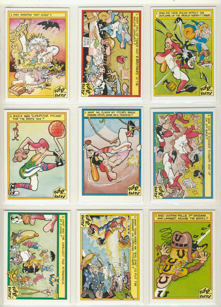 1976 Funky FACTS Wierd World Baseball Set 40   #*