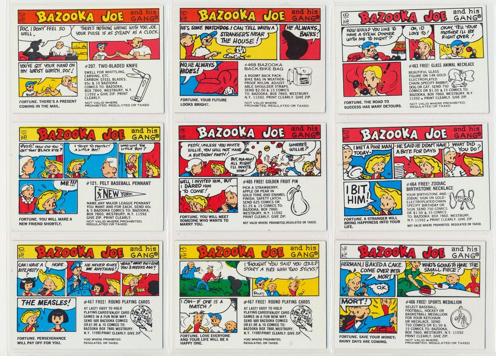 1976 Bazooka Joe Comics Set 66   #*