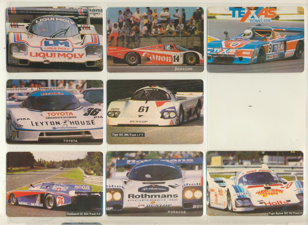 1987 Famalvao, Portugal Calendar Race Cars Lot 8   #*