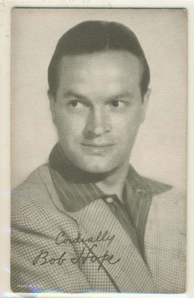 Bob Hope Exhibit Card Lower Left Made in USA Blank Back  #*