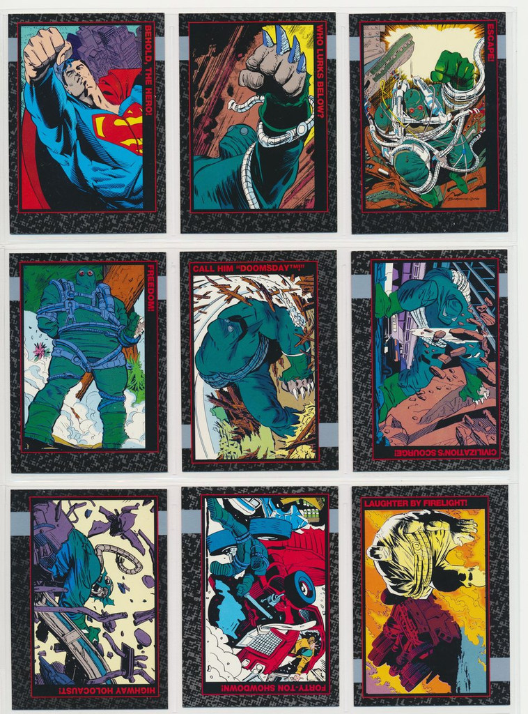 1992 Skybox Doomday The Death Of Superman Set 90 + 4 Sub Sets Total 106  #*