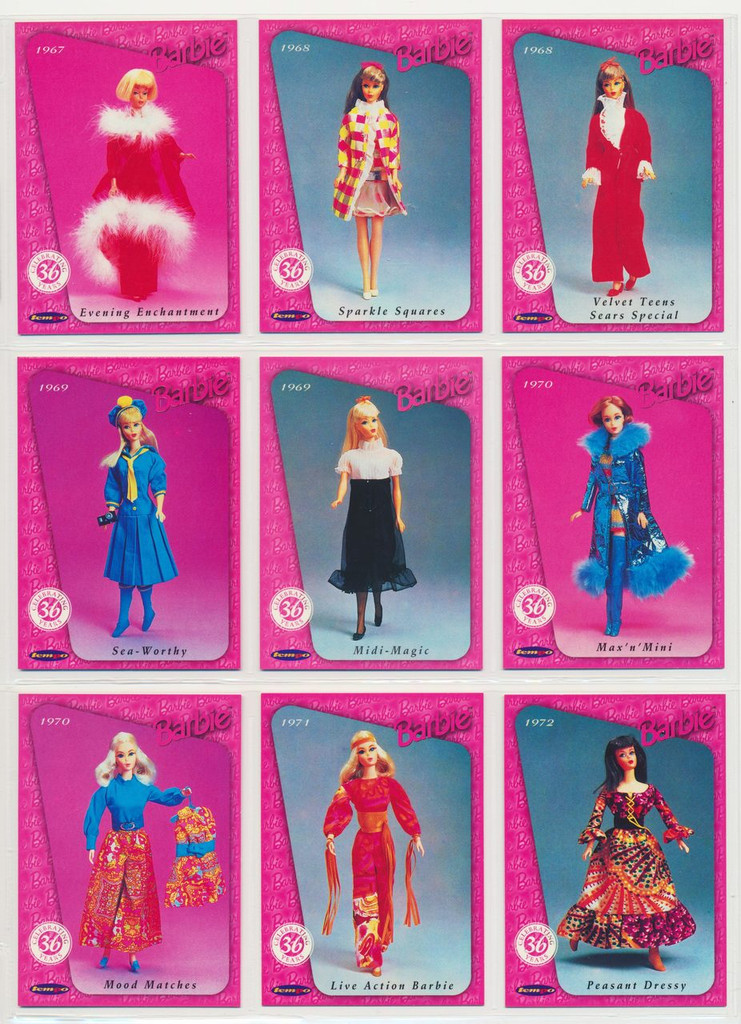 1992 Tempo Barbie Celebrating 36 Years Set 110   #*