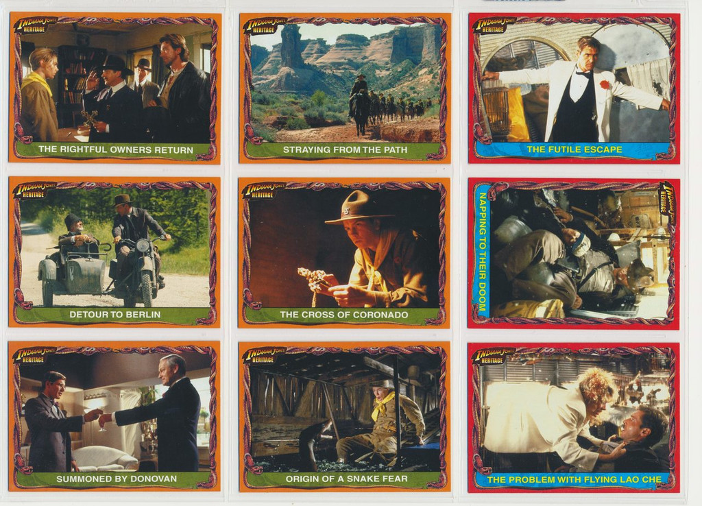 2008 Topps Indiana Jones Heritages Set 90   #*