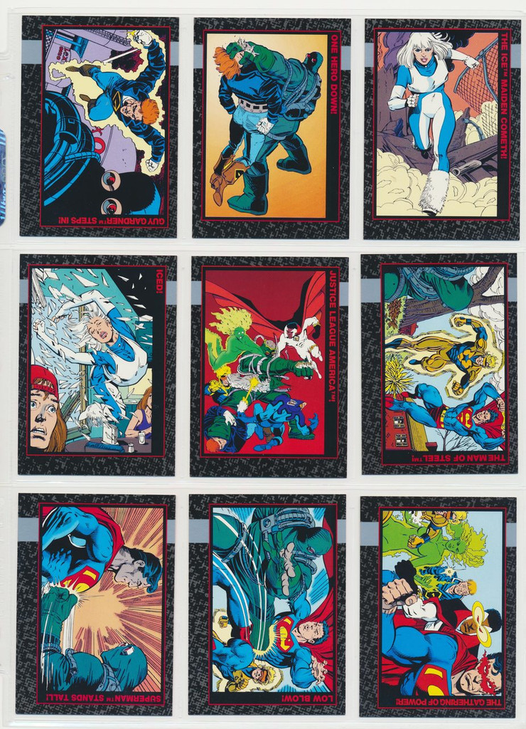 1992 Skybox Superman Doomday The Death Base Set 90 Cards  #*