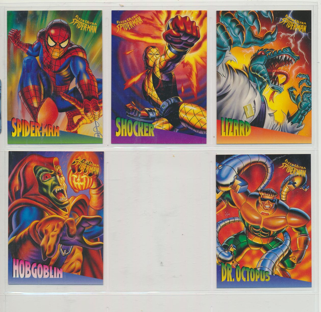 1995 Fleer Ultra Spiderman Sub Set 5 Cards   #*ns1sing