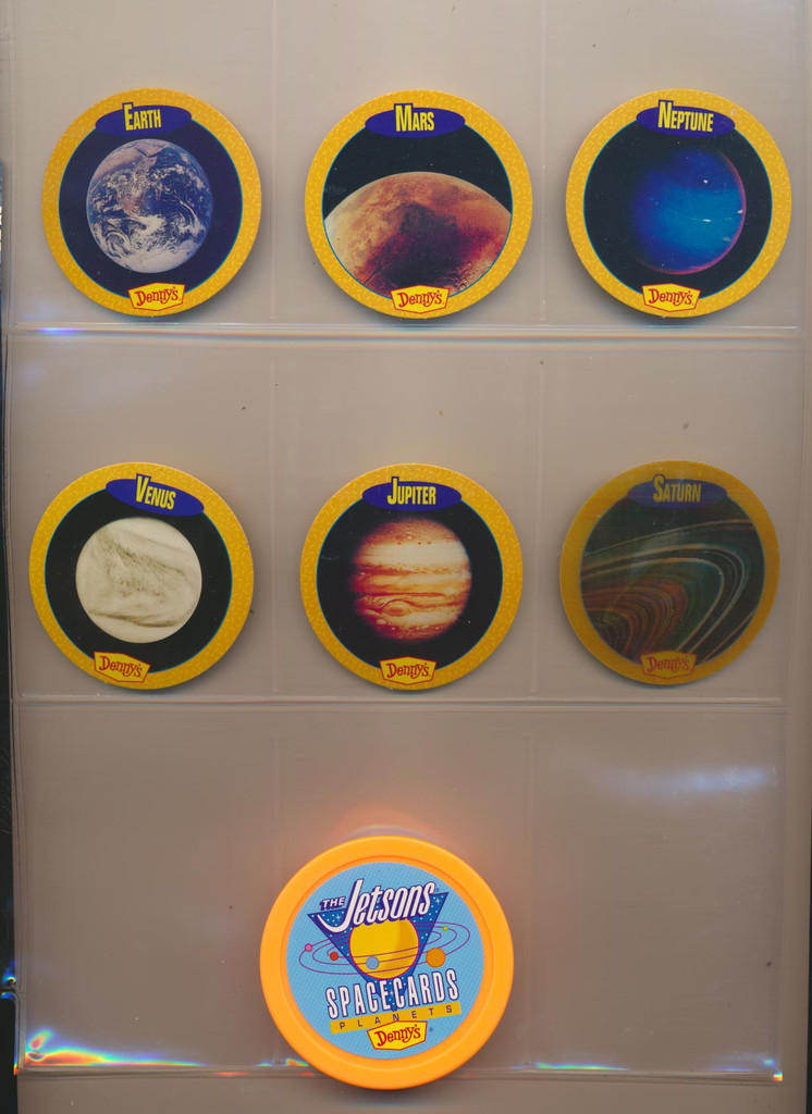 1992 Denny's Promo The Jetsons Spacecards "Planets Disc  #*